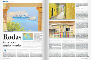 Αφιέρωμα του βασκικού περιοδικού ΟΝ στη Ρόδο.