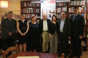 Από την παρουσίαση της αλβανικής μετάφρασης του μυθιστορήματος του Βασίλη Βασιλικού "Μια ιστορία αγάπης"